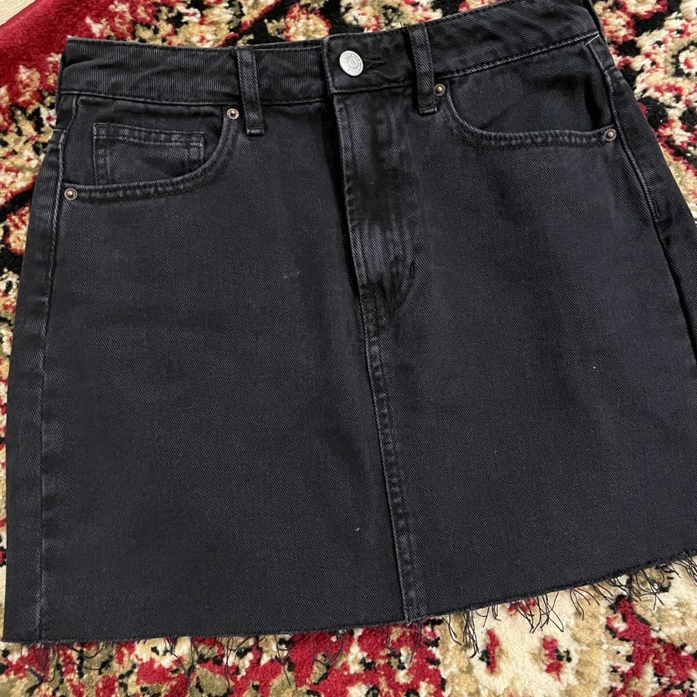 Denim mini skirt🖤